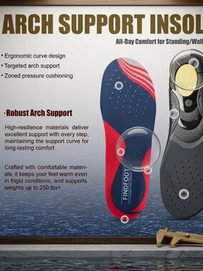 Heavy Duty Arch Support Insoles – Ergonomic Orthotic Shoe